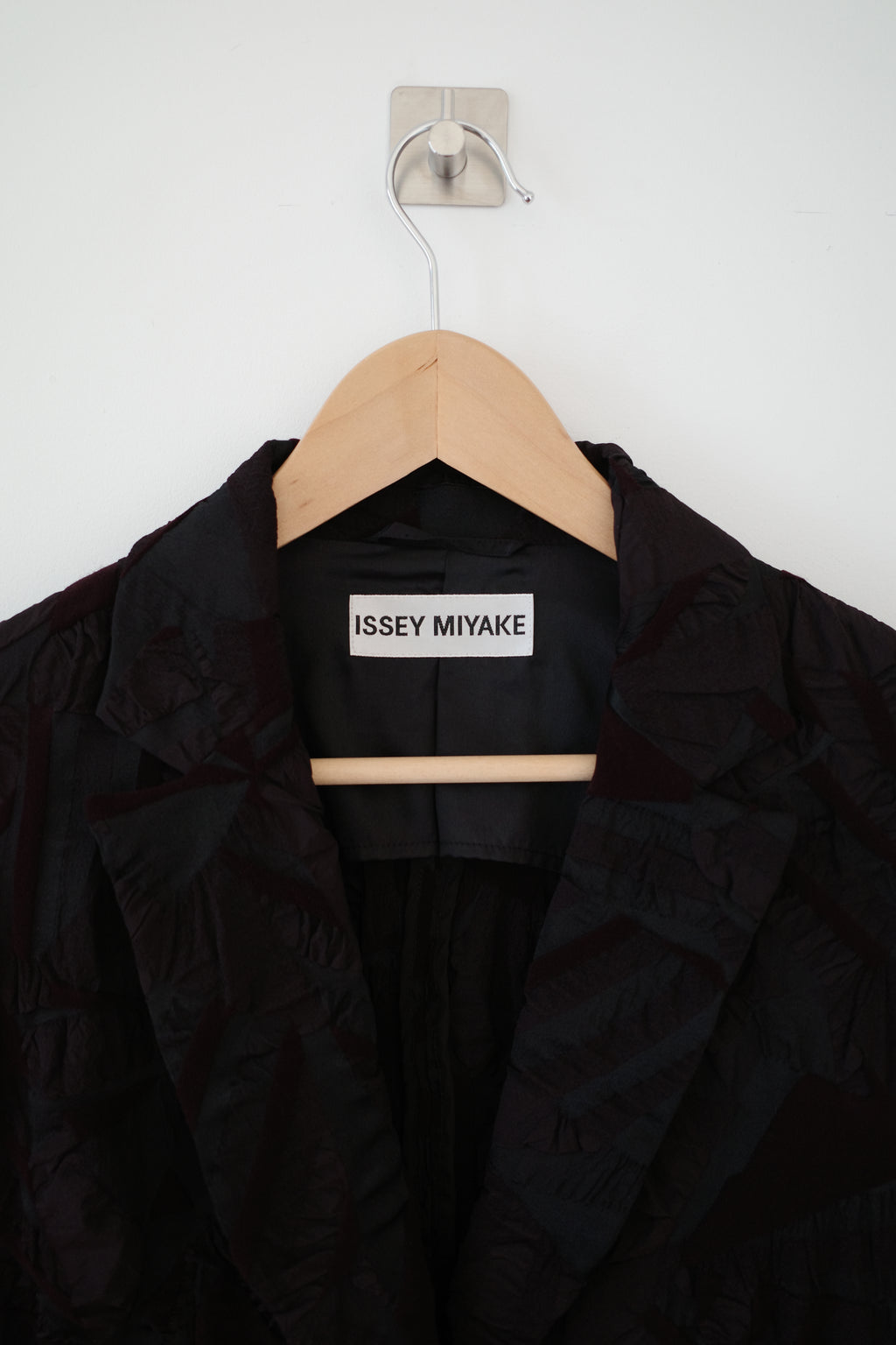 Puffed Jacquard Design Jacket