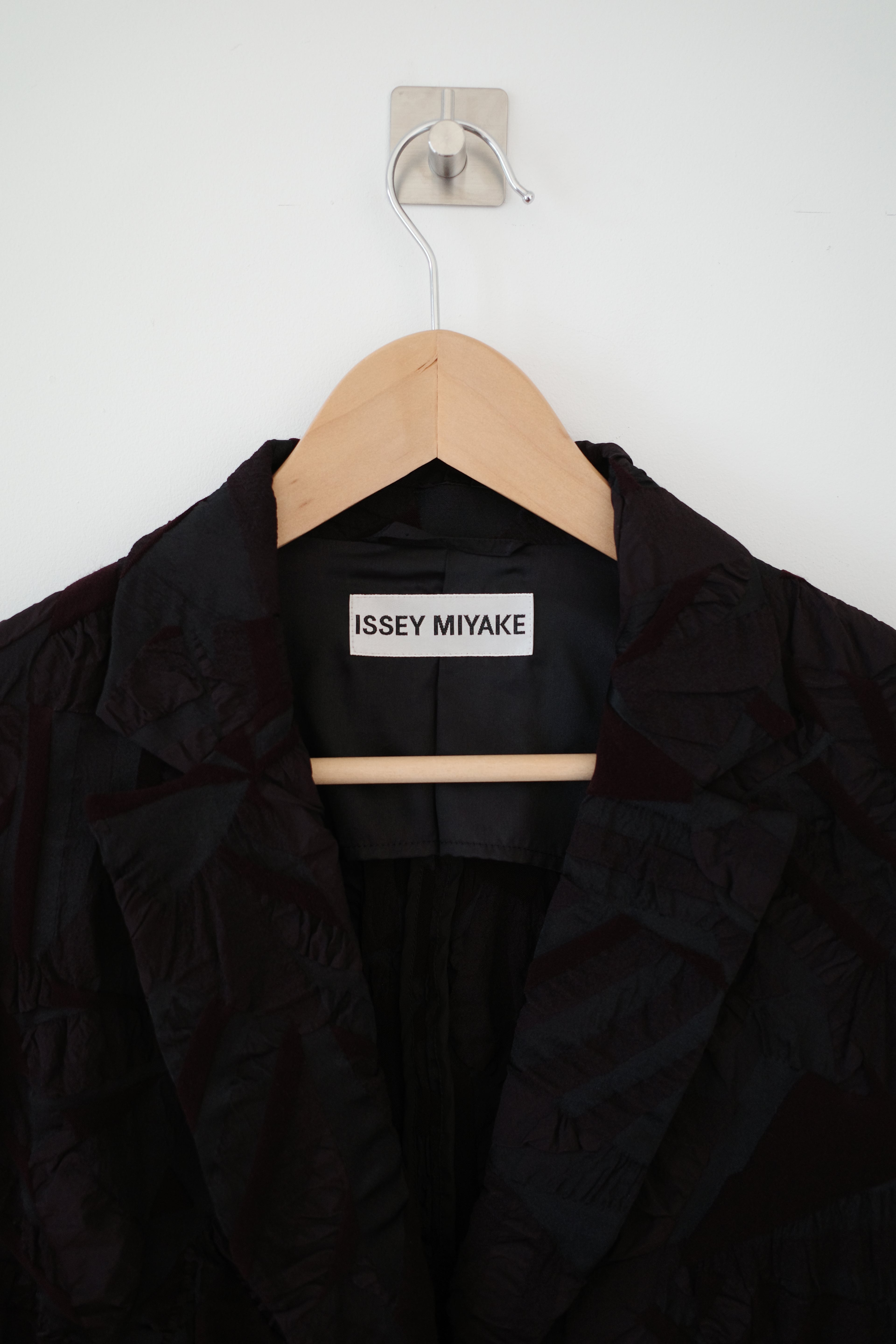 Puffed Jacquard Design Jacket