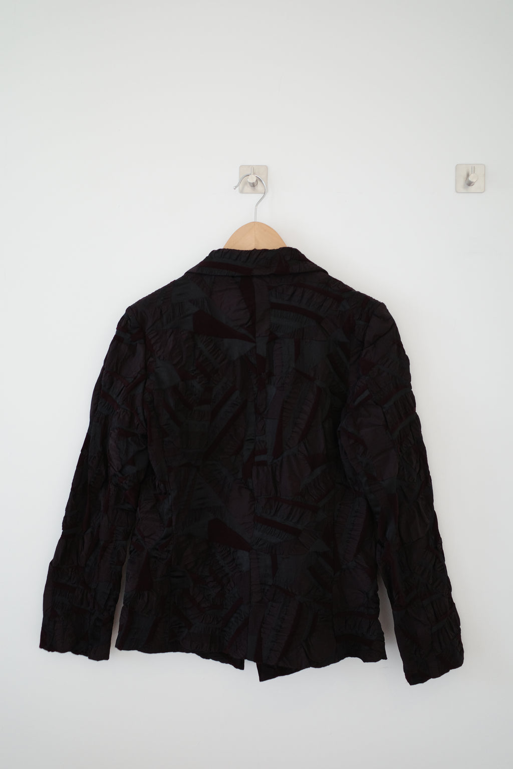 Puffed Jacquard Design Jacket