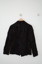 Puffed Jacquard Design Jacket