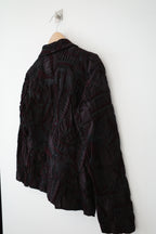 Puffed Jacquard Design Jacket