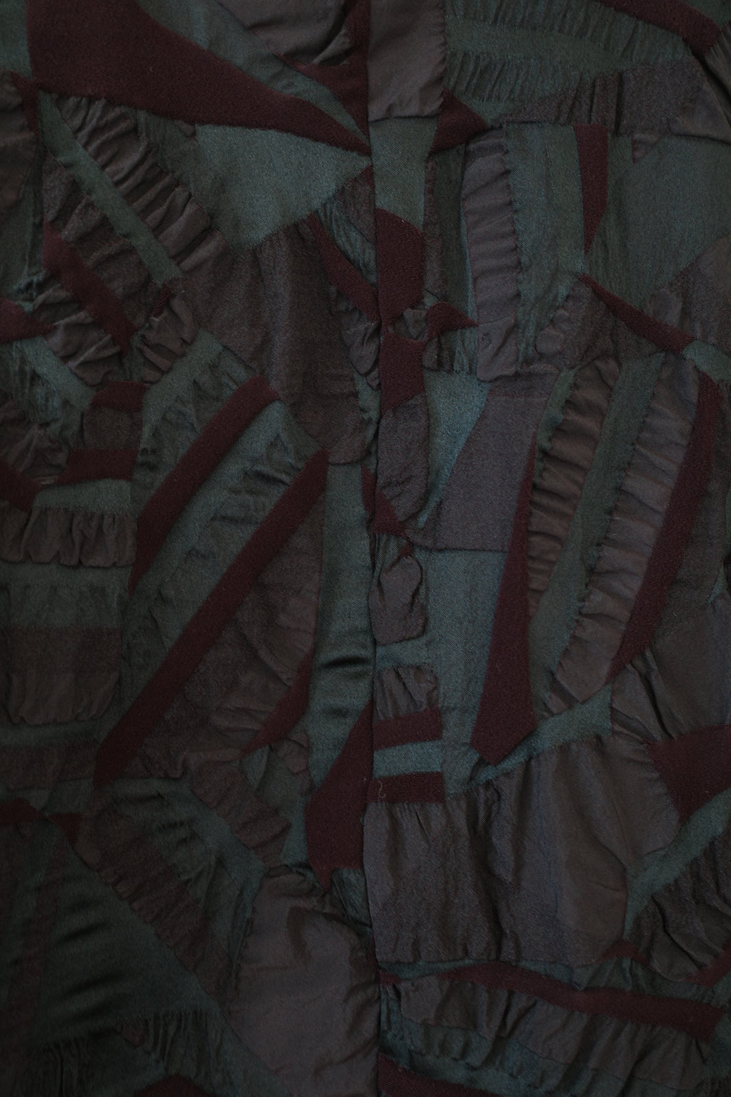 Puffed Jacquard Design Jacket