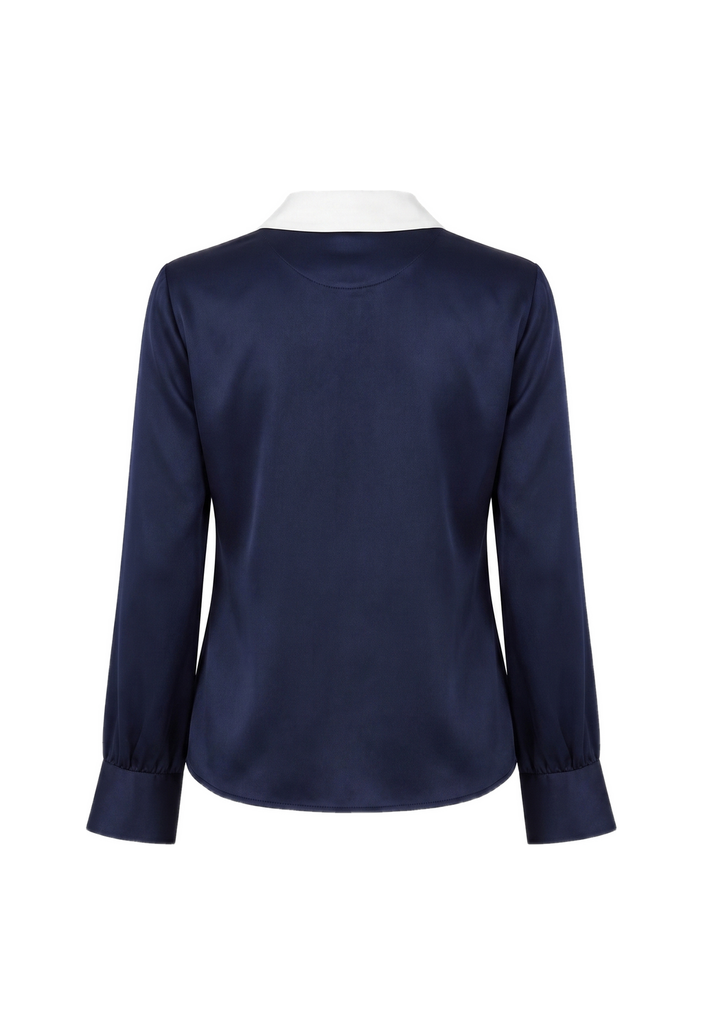 Round-neck Blouse Classic Navy
