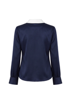 Round-neck Blouse Classic Navy