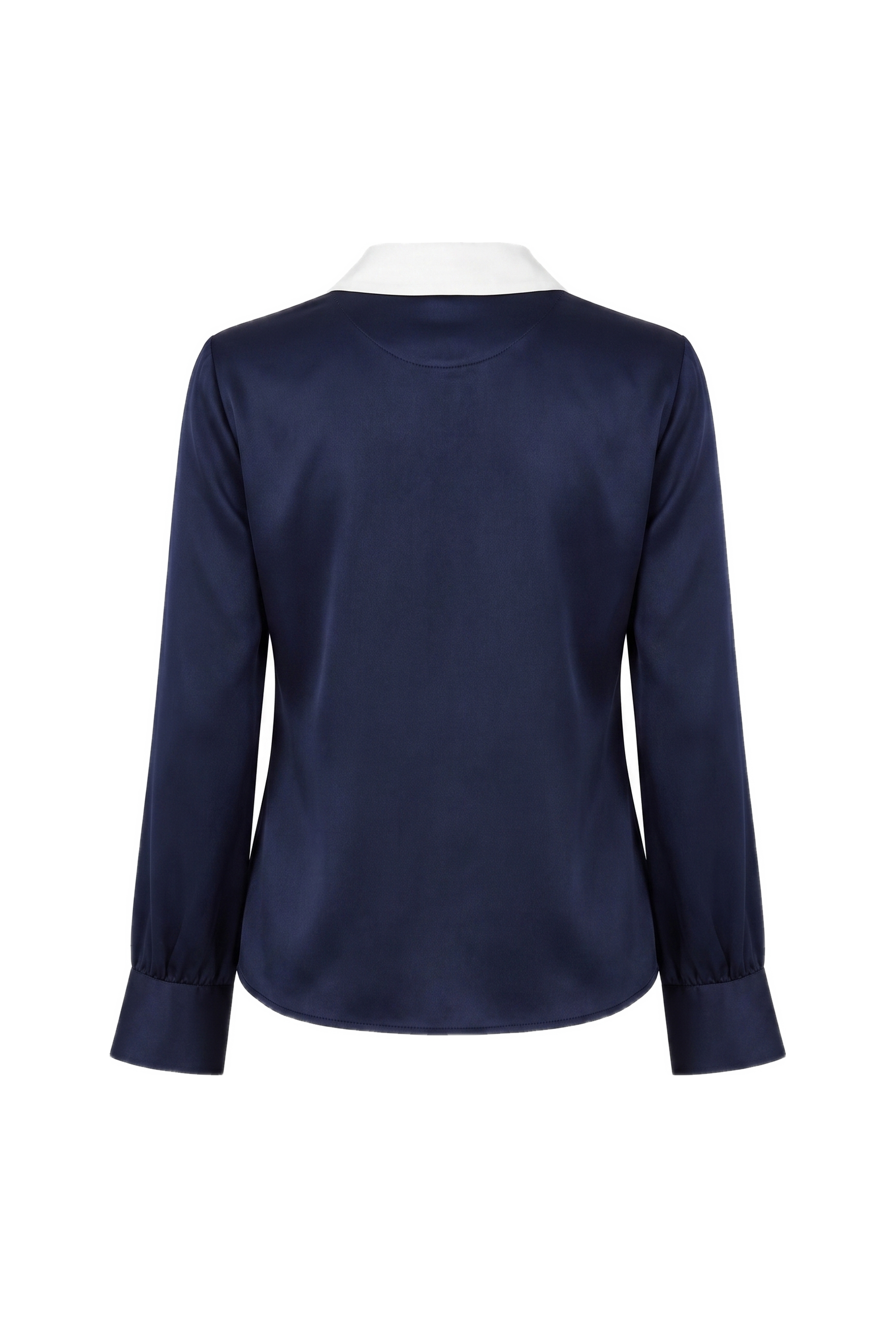 Round-neck Blouse Classic Navy