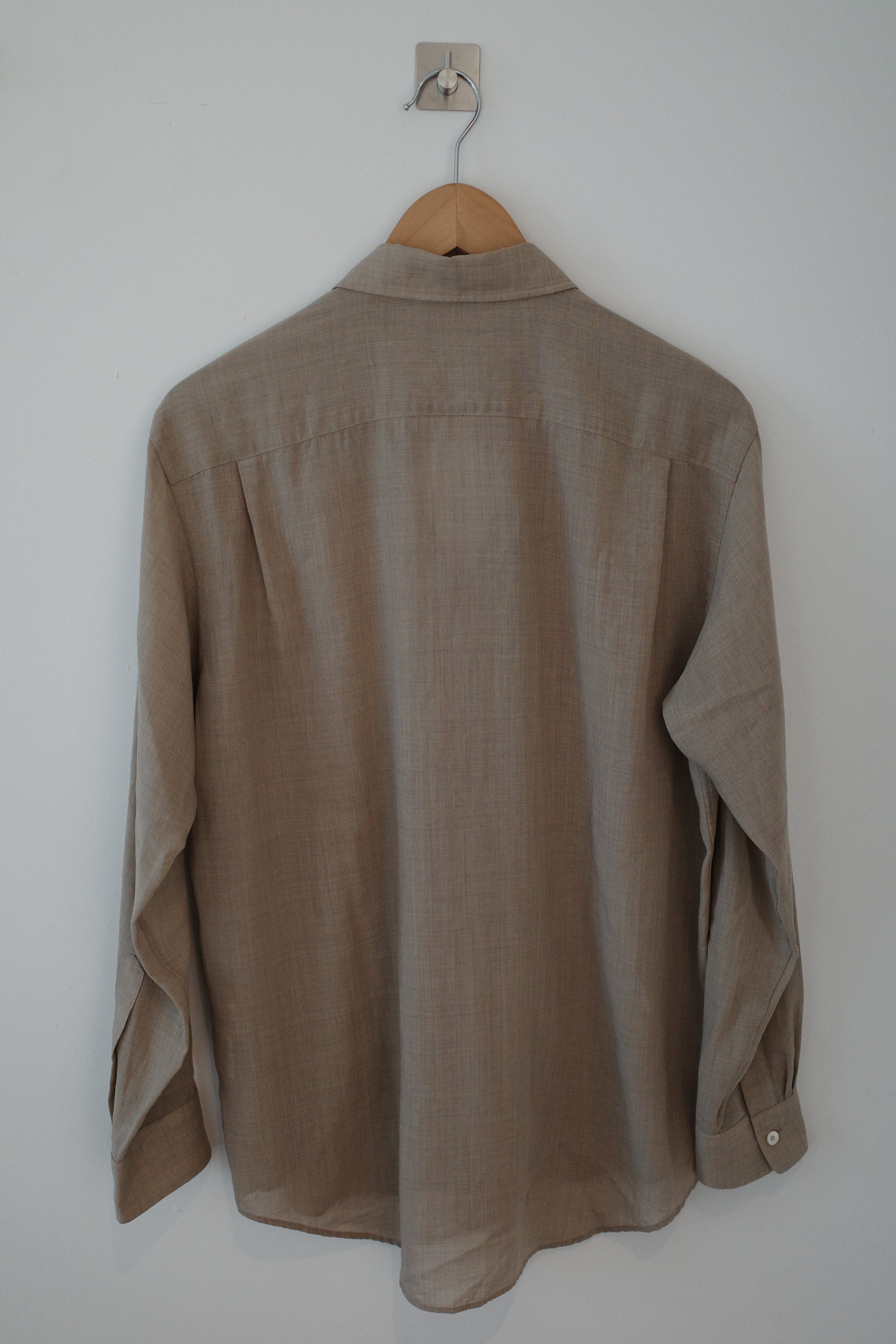 Sheer Wool Silk Shirt