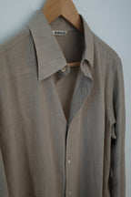 Sheer Wool Silk Shirt