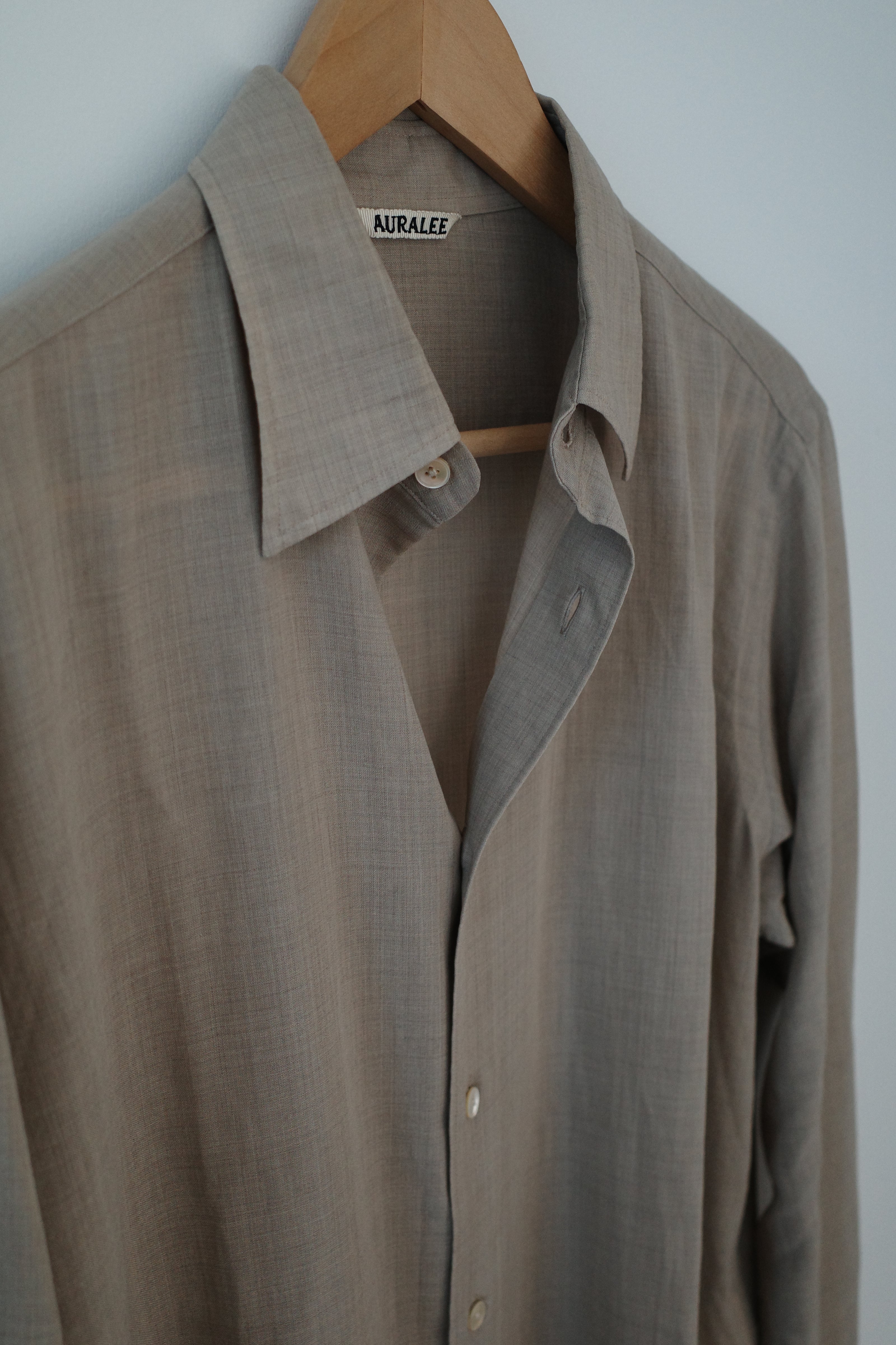 Sheer Wool Silk Shirt