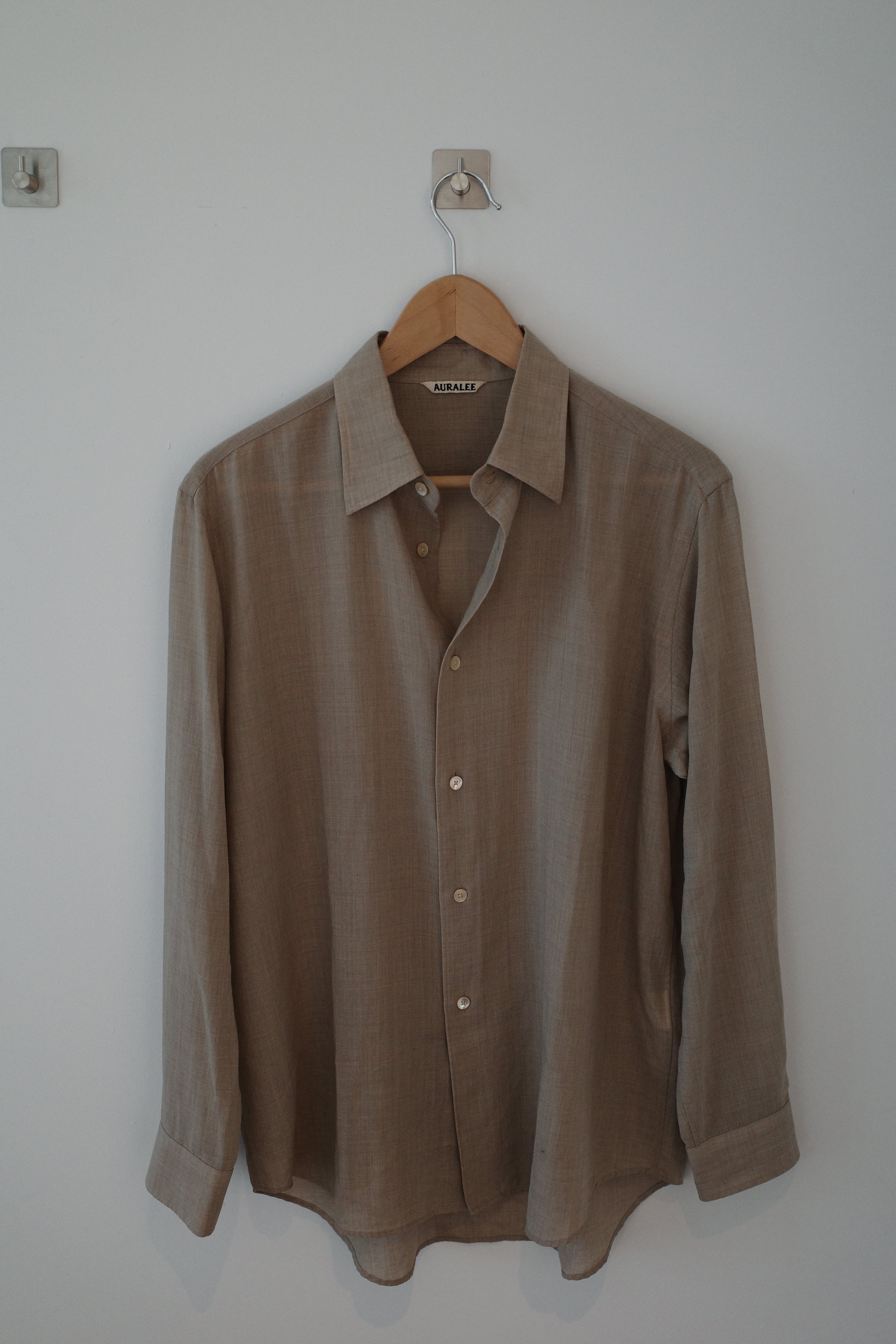 Sheer Wool Silk Shirt