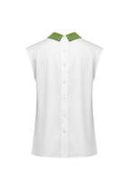 Silk Sleeveless Shirt