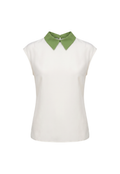 Silk Sleeveless Shirt