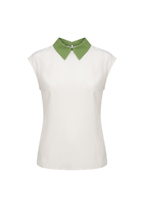 Silk Sleeveless Shirt