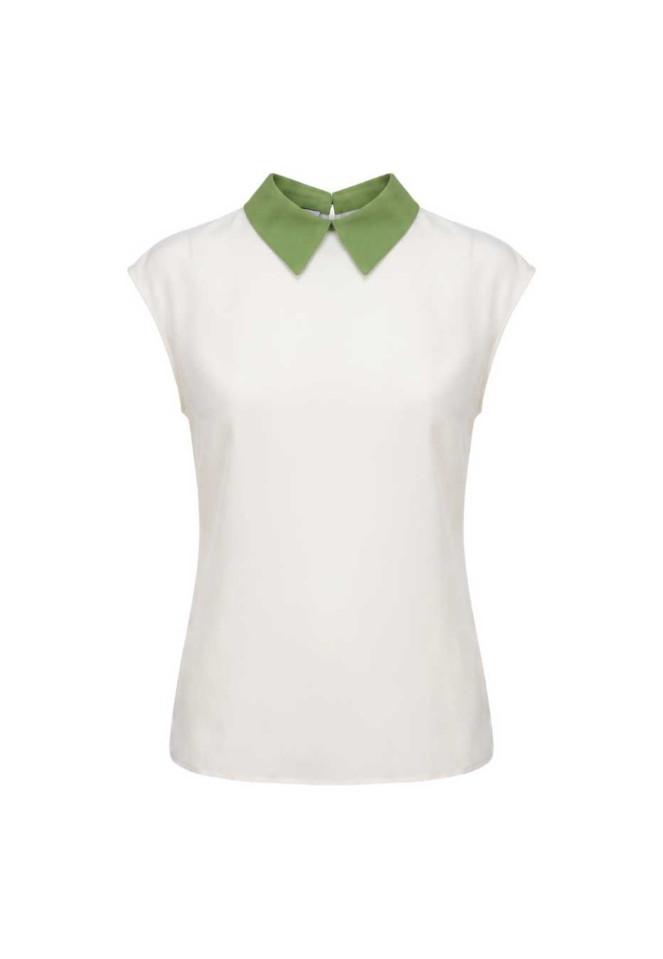 Silk Sleeveless Shirt