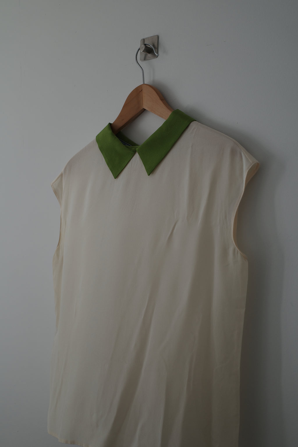 Silk Sleeveless Shirt