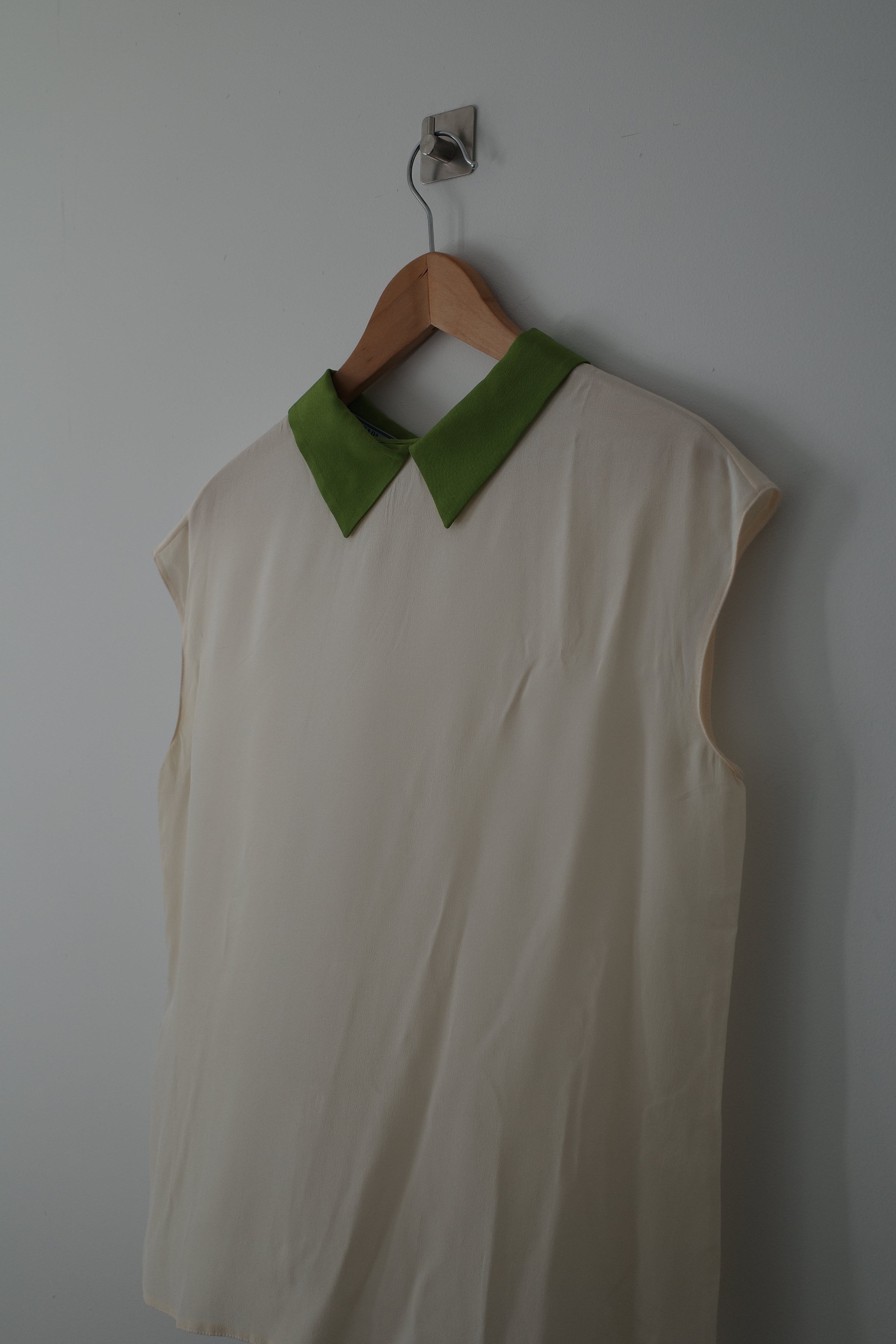 Silk Sleeveless Shirt