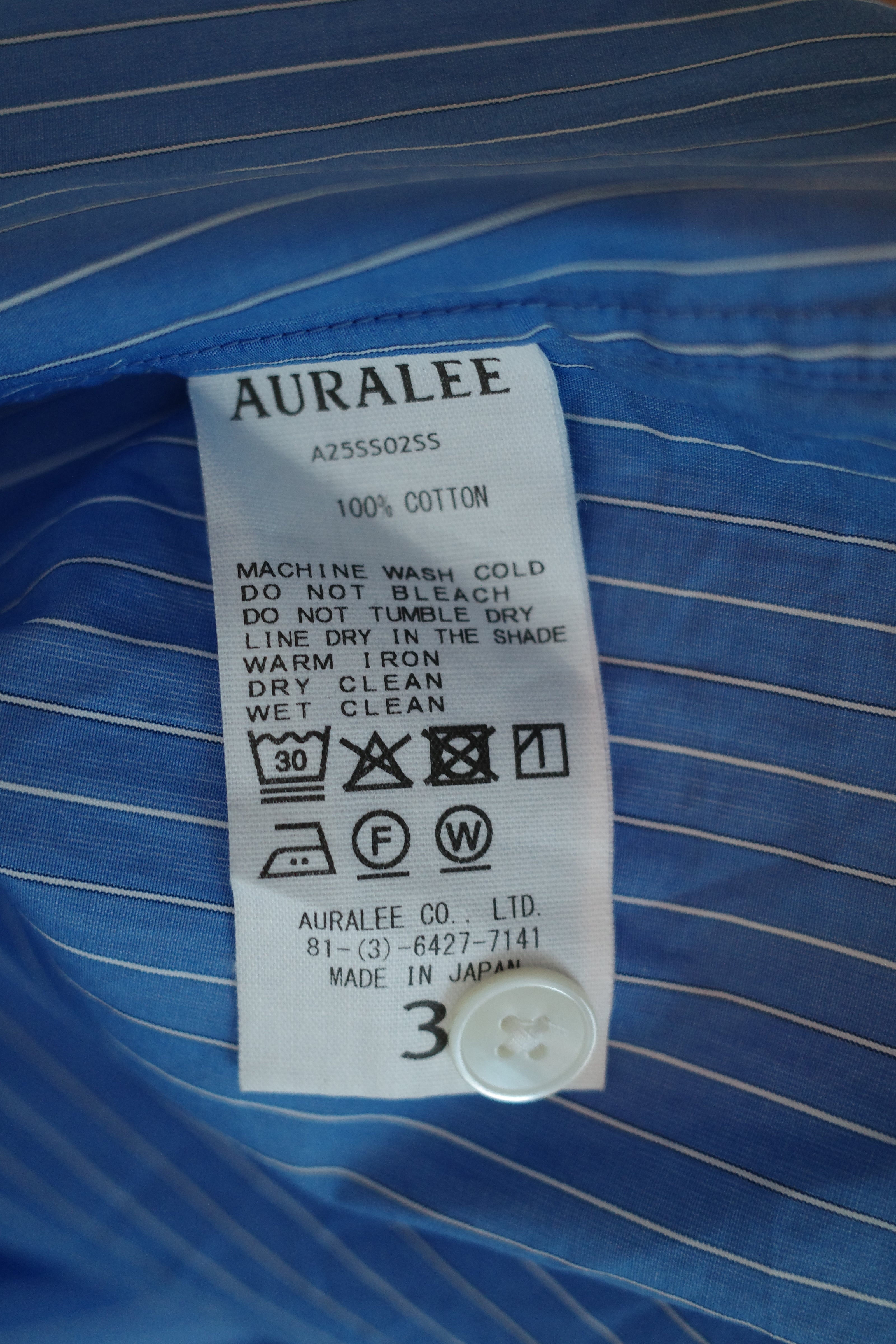 Suvin High Count Cloth Stripe Half Sleeved Shirt