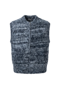 Wool and Alpaca Felt Knit Vest
