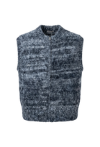 Wool and Alpaca Felt Knit Vest