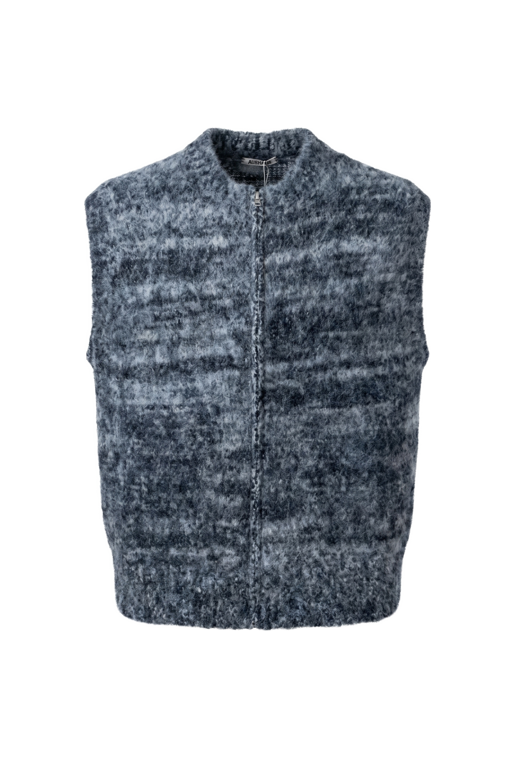 Wool and Alpaca Felt Knit Vest