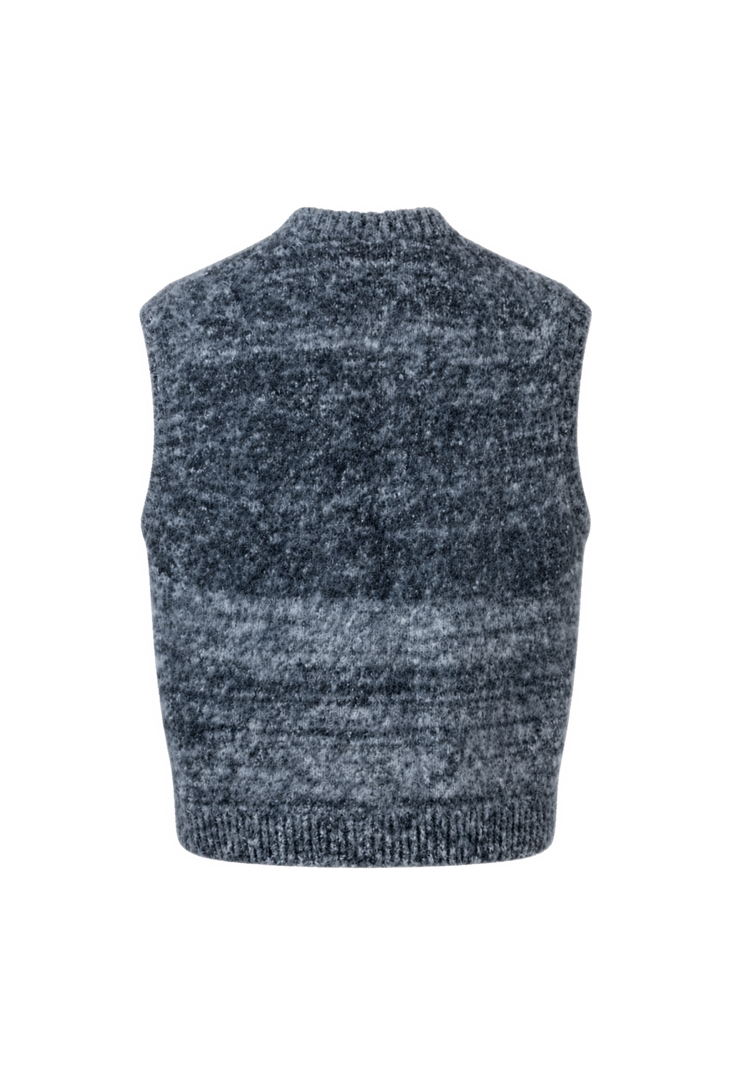 Wool and Alpaca Felt Knit Vest