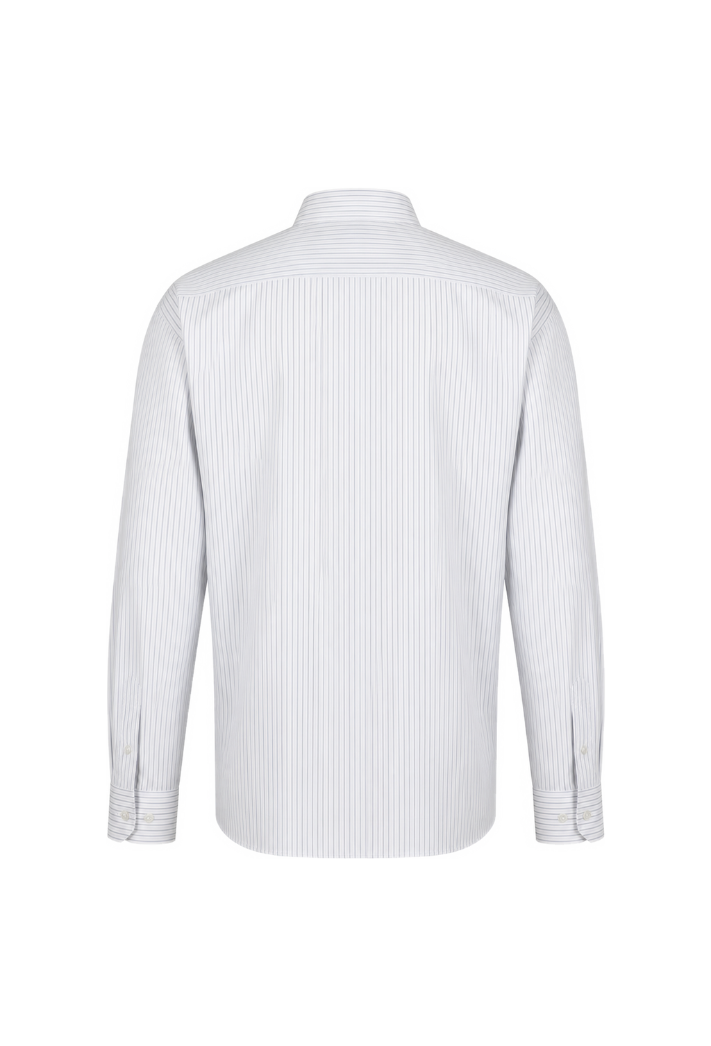 Y's for Men 1990s Striped Broadcloth White Shirt