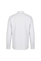 Y's for Men 1990s Striped Broadcloth White Shirt