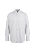 Y's for Men 1990s Striped Broadcloth White Shirt