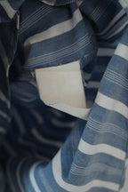 Y's for Men Open-Collar Striped Cotton Shirt