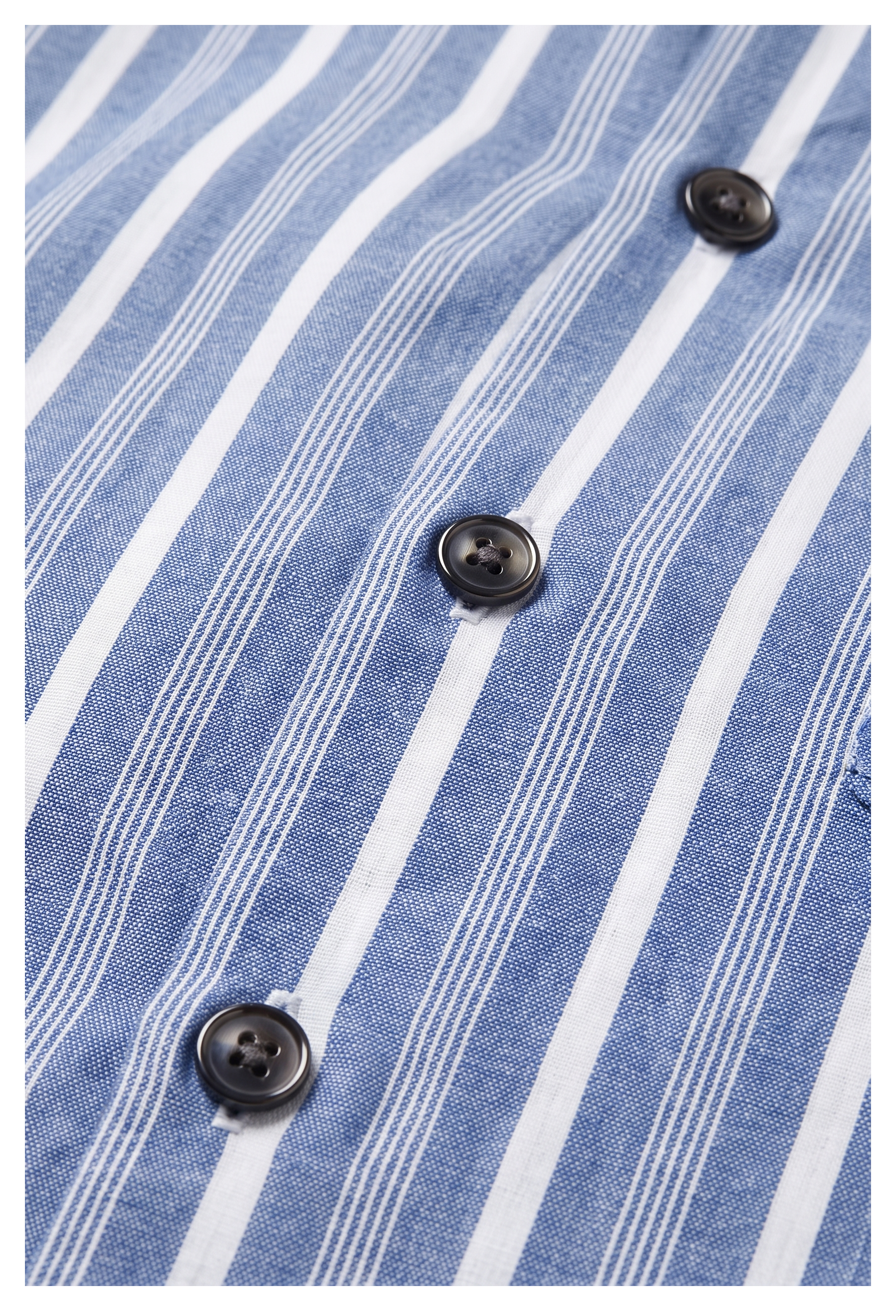 Y's for Men Open-Collar Striped Cotton Shirt