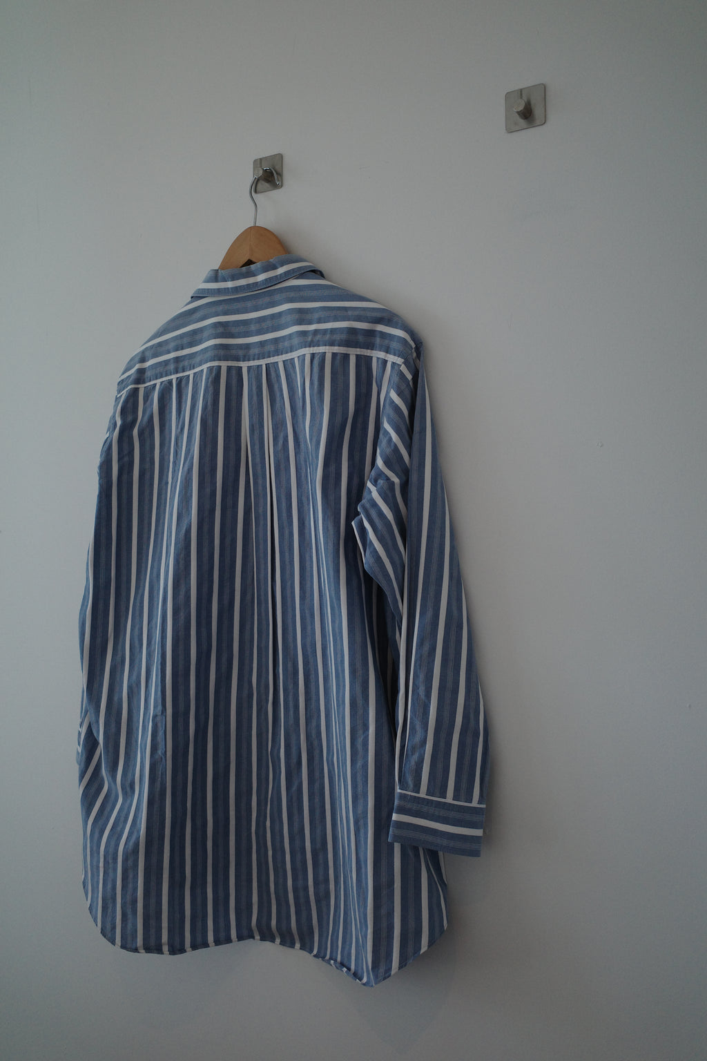 Y's for Men Open-Collar Striped Cotton Shirt